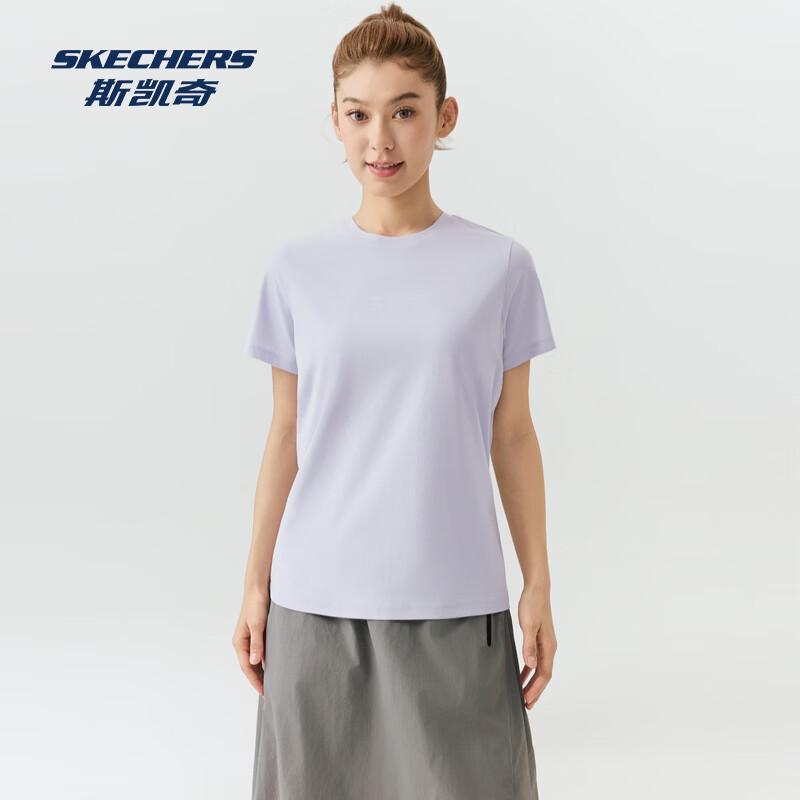 Skechers Women s Casual Knit Short Sleeve T-Shirt P226W065 XL 100
