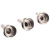 6pcs 45 Degree Curved Nozzles for QUICK 861DW Hot Air Rework Station Stainless Steel Compatible with Various Applications