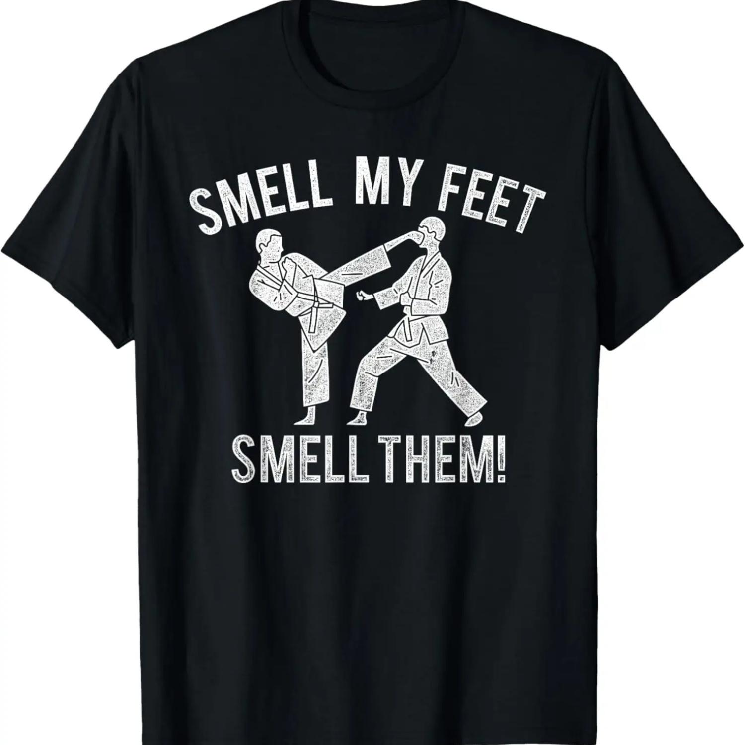 Smell My Karate Feet Funny Shirt TShirt T-Shirt S