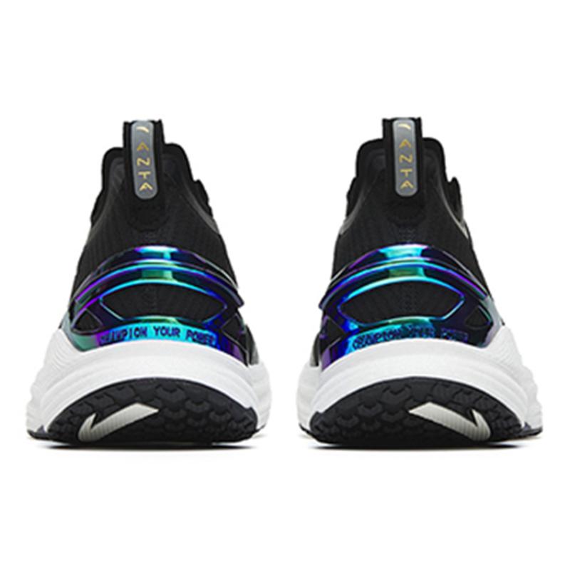 Anta Gen 3.0 Shock Absorbers Slip Resistant, Abrasion Resistant, Breathable Low Top Running Shoes Men's Black White Sneakers 112245580S-1