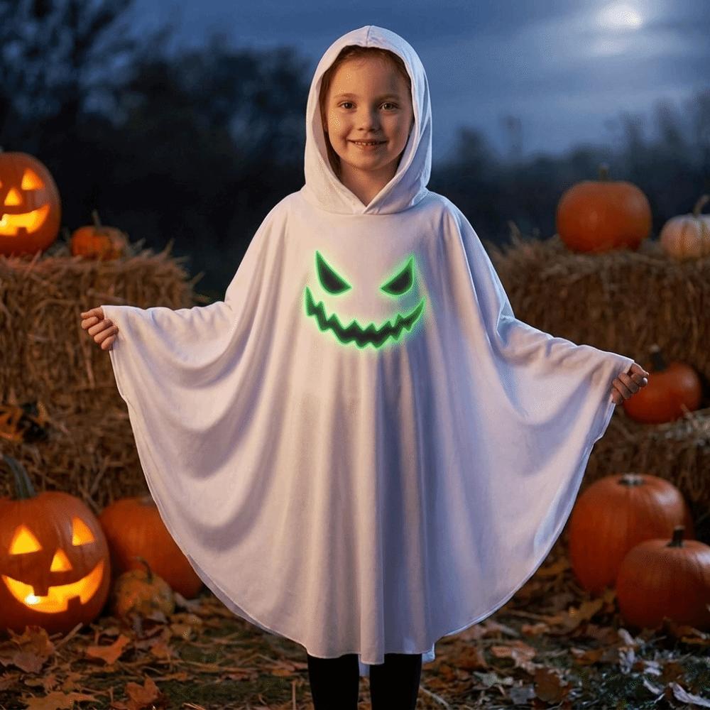 Kreativer leuchtender Geisterumhang leuchtet im Dunkeln Halloween Cosplay Kostüm Maskenball