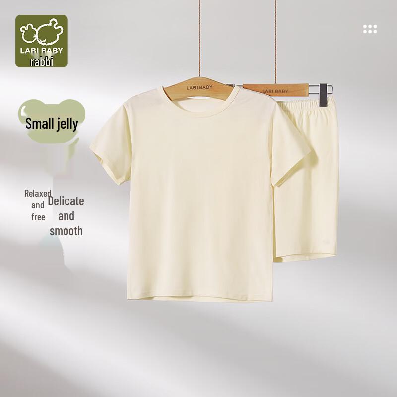 LABI Kids' Summer Jacquard Mesh Loungewear Set