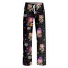 Womens Pajama Pants Sleepwear Casual Drawstring Elastic Waist Pants Comfy Straight Yoga Loose Trousers