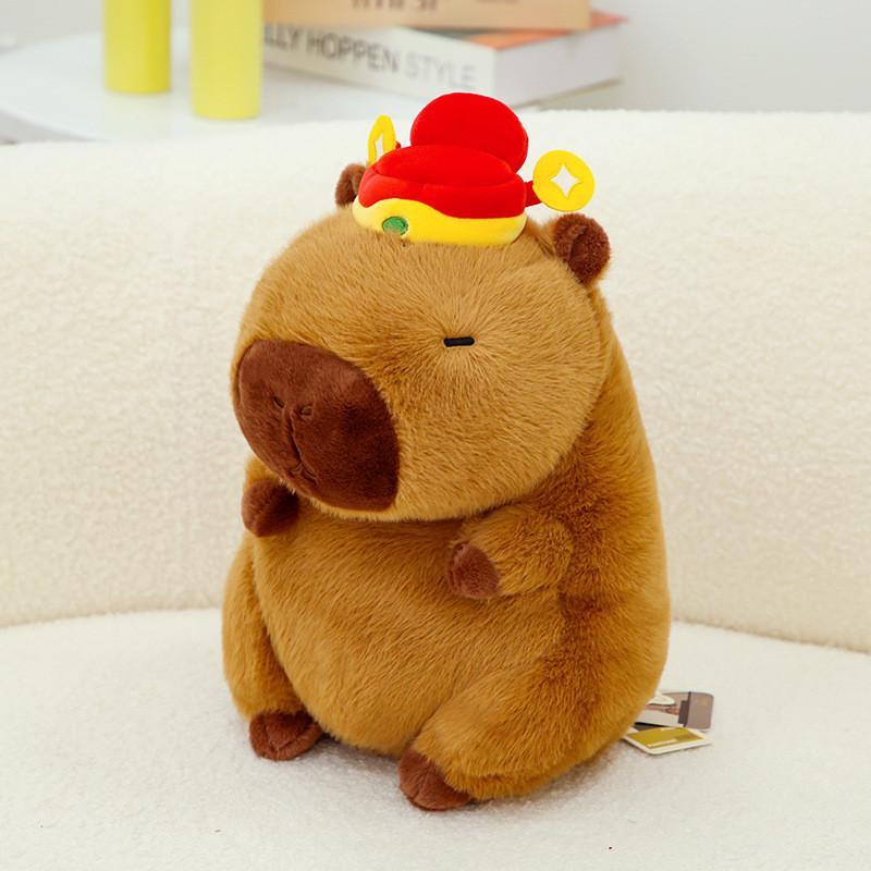 Adorable New Fun Capybara Plush Doll For New Year Red Envelope Gift Soft Toy