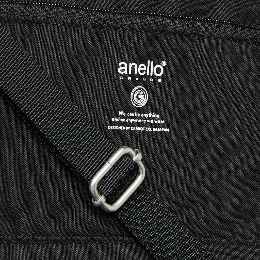 Anello Grande CABIN GTM0173Z Mini Shoulder Bag, Lightweight, Water-Repellent, and with Multiple Storage Spaces, Dark Black