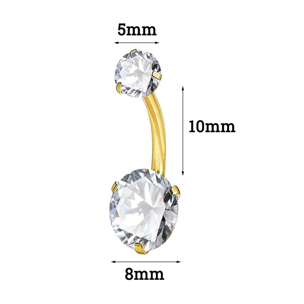 1PC 316L Surgical Steel Belly Button Rings Crystal Piercing Navel Piercing Earring Belly Piercing Sexy Body Jewelry Gift