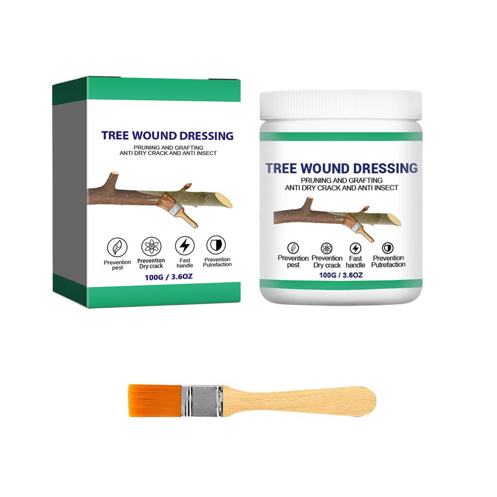 Wundversiegelung für Bäume, Wundschnittversiegelung, Baumpfropfzubehör, Wundversiegelung für Bäume, Heilpaste, Bonsai-Schnittpaste, 100 g