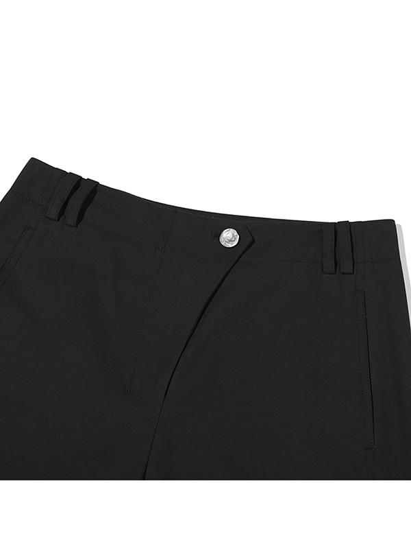 KIRSH Collection Curved Fit Cotton Pants [Charcoal]