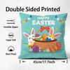 Holiday Easter Cushion Cover Soft & Easy-Wash Pillow Case – Versatile For Couch, Bed, Travel And Office