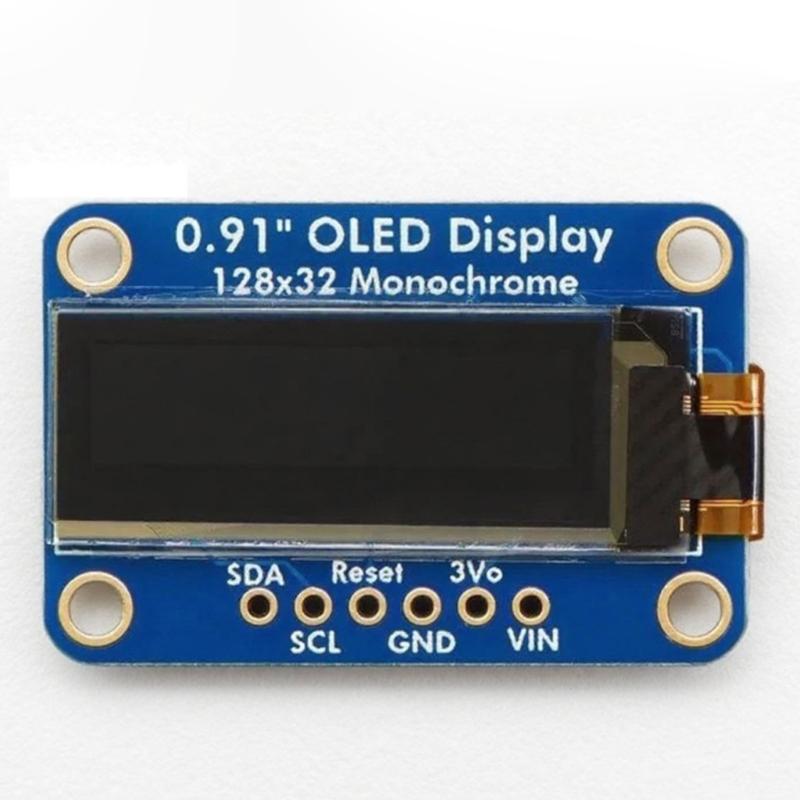 Monochrome Screen 0.91Inch 128X32 I2C Communication Embeddedly System Component