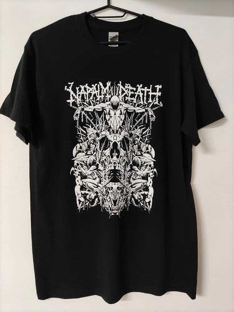 Unisex Short Sleeve Crew Neck Cotton T Shirt Napalm Death Grindcore Death Metal Insect Warfare Brutal Truth S