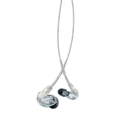 

[VGP Hall of Fame Gold Award] SHURE Shure Earphone Wired SE215-CL-A Clear: High Sound Insulation ...