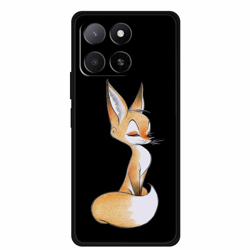 For Motorola G86 G56 Phone Case G 86 G 56 Coque Black Silicone Soft Back Cover For Motorola G86 Power Edge 60 60S Case Cartoon