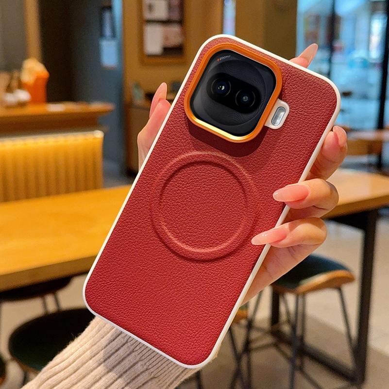 Telefoonhoes met Leertextuur Voor IQOO Z11 Turbo Z11x Z10 Turbo Pro + vivo IQOO 15 Ultra 15R 13 Verhoogde Camera Beschermhoes