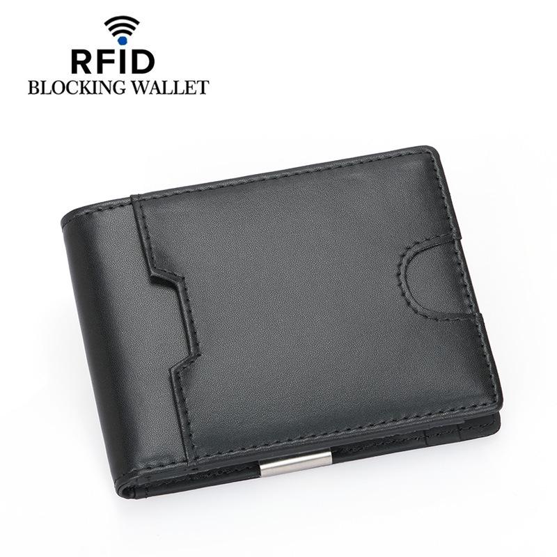 

Exclusive RFID Men s Cowhide Wallet & Coin Purse