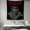 Scarface Wall Tapestry Aesthetic Wall Hanging Printed Fabric Blanket Decorative Tapestries for Bedroom Living Room Home Decor