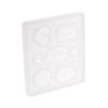 2 Piece Gem Diamond Silicone Pendant Mold DIY Jewelry Resin Craft Mould Tool