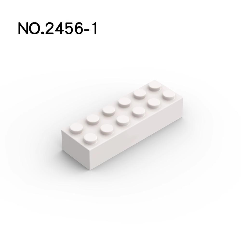 

20 шт. Детали MOC 2456 Кирпич 2x6 Строительные блоки для DIY Совместимы с 44237 Мозговая игрушка-головоломка для детей Подарок