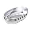 3-Piece Steaming Set Divided Steaming Set Stainless Steel Steaming Tray
