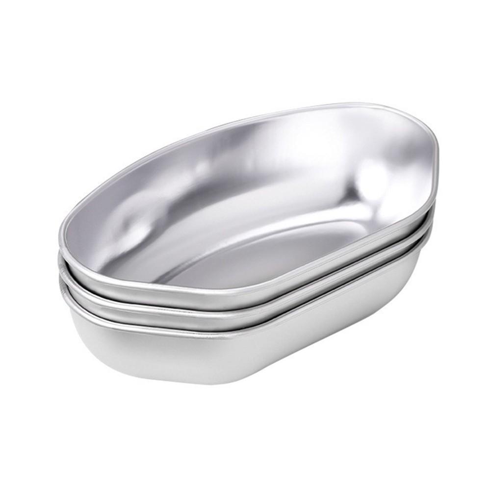 3-Piece Steaming Set Divided Steaming Set Stainless Steel Steaming Tray