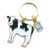 World Trading Key Holder Animal Ring Cow 106515