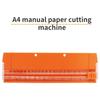 1PC Paper Scissors Cutter Precision Sliding Paper Cutter Photo Card Craft Cutting Pad Ruler Guillotine Art Scrapbooking Tool