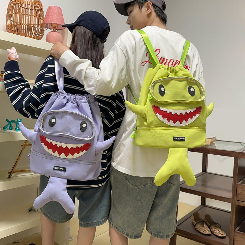 Hai Rucksack Schüler Schultasche Unisex Cartoon Rucksack