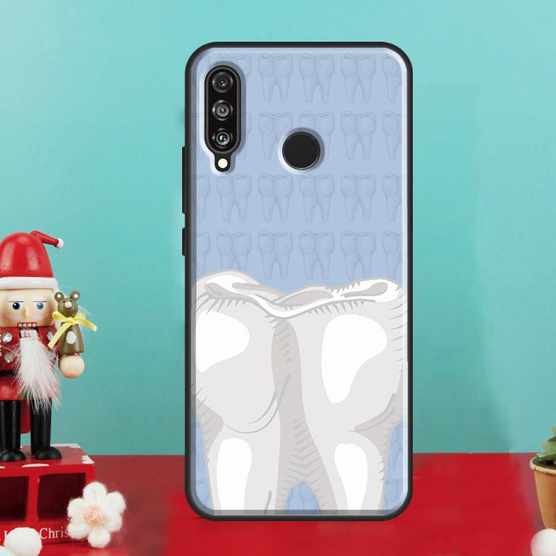 Dentist Tooth Pattern For Huawei Nova 12i 12s 11i 8i 9 10 SE Y90 Y60 Y70 Y72 Y73 Y61 Y91 P30 P40 Lite P60 Pro Case