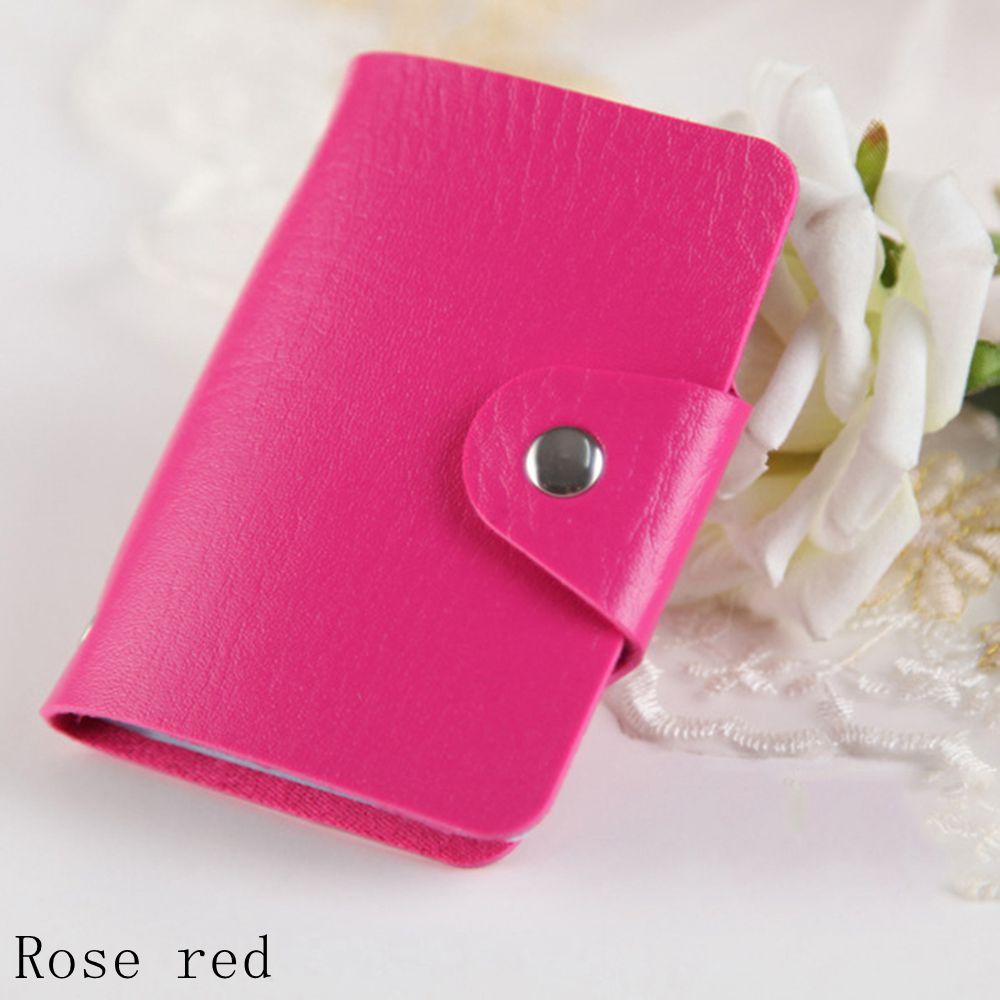 11 Card Slots Double Sided Plastic Card Holder Small Size Multicolor Business Pack Bus Card Bag Women Purses Men Wallet