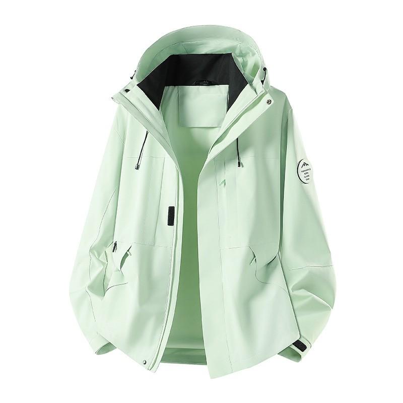 Womens 3-in-1 Hiking Jacket 2026 Lightweight Windproof Outdoor Shell With Removable Fleece Liner Small Stature