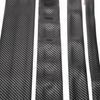 Mayitr 1pc 1 Meter 5cm 7cm 10cm Carbon Faser Gummi Weiche Stoßstange Streifen DIY Einstiegsleisten schutz Kantenschutz Auto