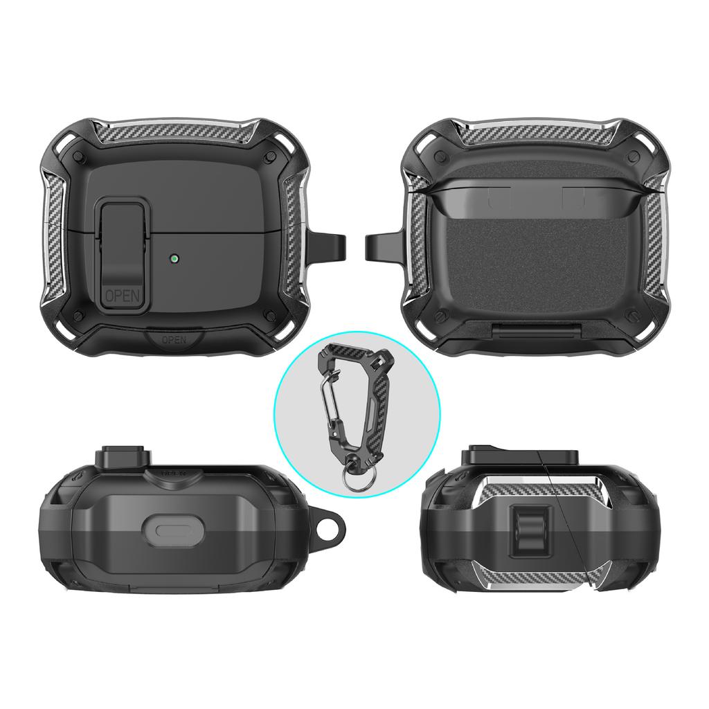 Secure Lock Clip Protection Case Cover for Galaxy Buds 3 Pro,Compatible with Samsung Galaxy Buds 3 & Galaxy Buds 3 Pro Case