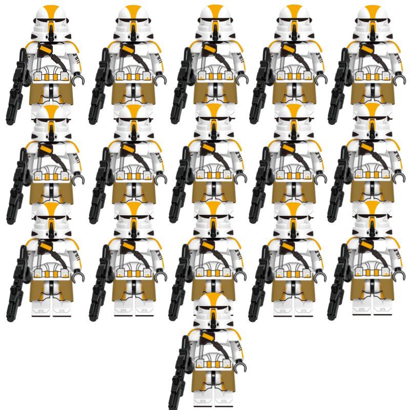Planet Series 501st Shock Wolf Pack Paratrooper Building Block Set 10 Paratrooper Set