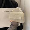 Beaded Chain Shoulder Bag Original Pearl Handbag Fashionable Commuter Versatile Women's Crossbody Bag Bolso De Mujer