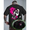 European Sizes Trendy Short-Sleeved Summer Shirt for Men Featuring Graffiti Spray Can Design, Stylish And Fashionable! Slightly Stretchy