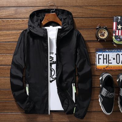 Men Zipper Jacket Outwear Coat Windbreaker Casual Male Spring Autumn Bomber Jackets