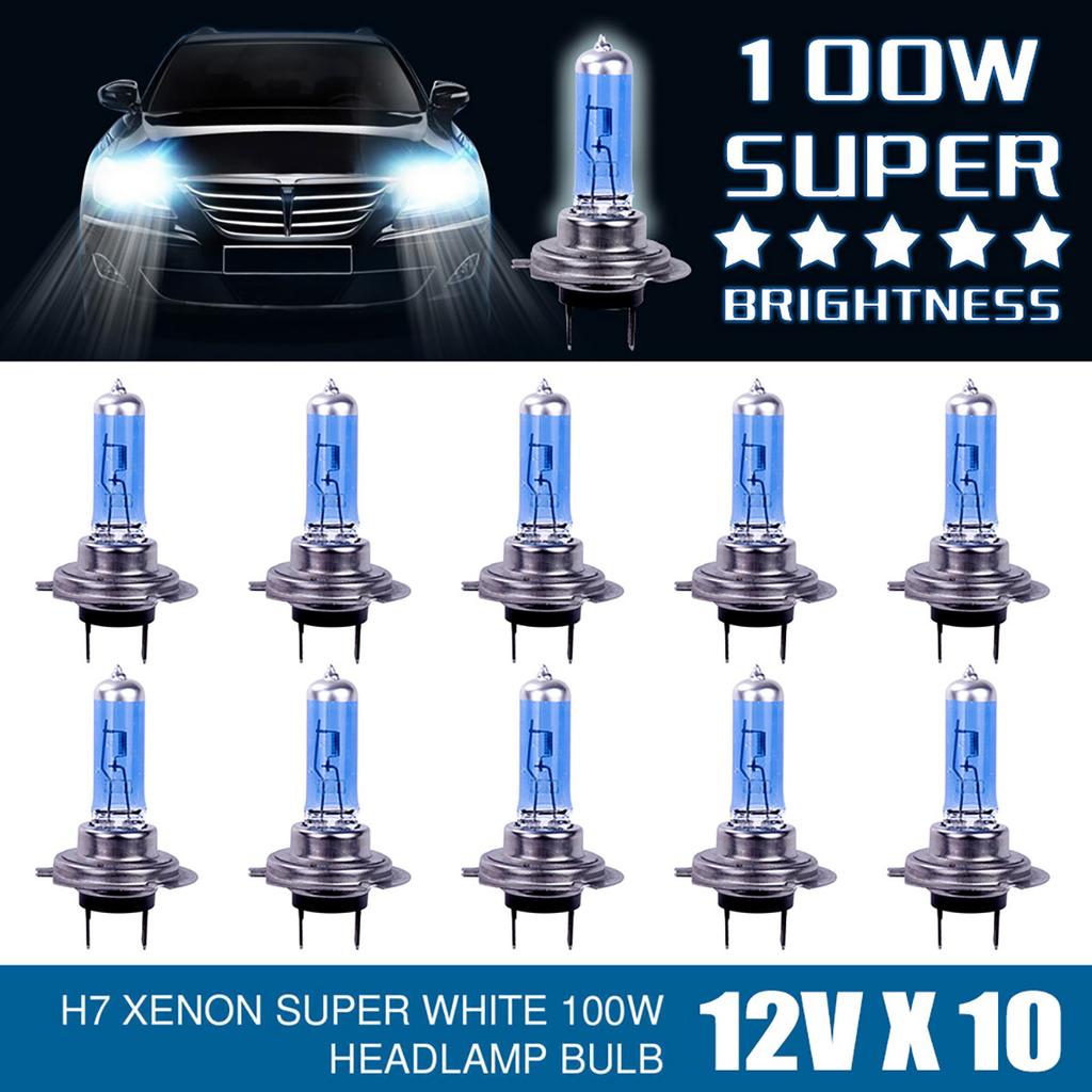 H7 LED Bulbs 100W 8500K Halogen Bulbs Super Bright White Car Fog Lights 12V White Auto Bulb Headlights Lamp Car Auto Accessories