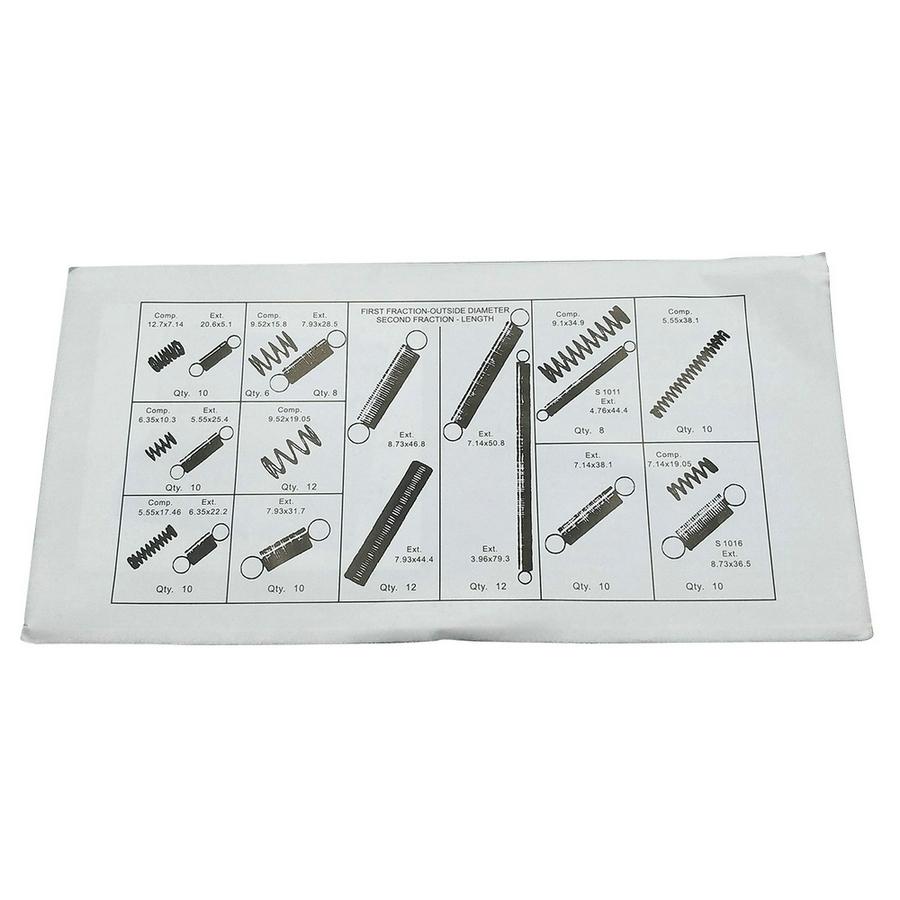 200PCS Spring Assortment Set With Box Compression Extension Springs For Repairs Coil Spring Tension Spring Pressure Kit 20 Sizes