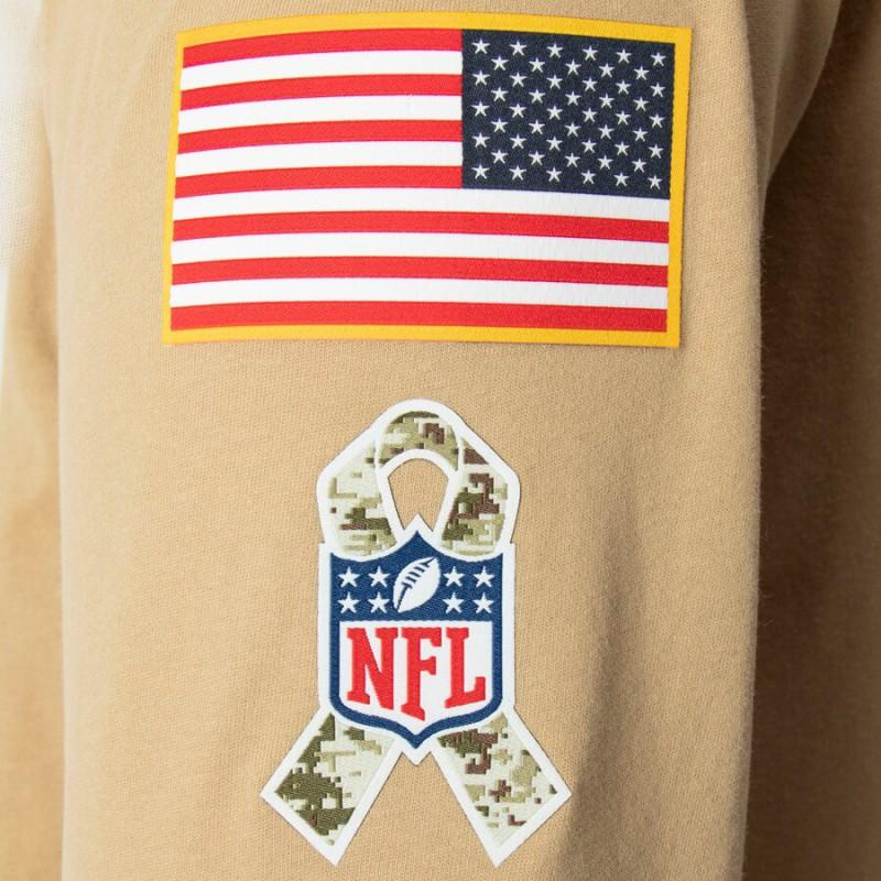 Mens Rugby Inspired Hoodie Athletic Khaki Silicone Print Loose Fit Long Sleeve Fall