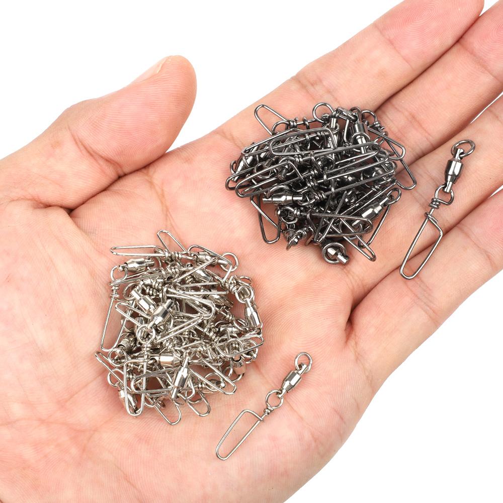 Fishing Accessories Corrosion Resistant Ball Bearing Coastlock Snap Fishing Swivels Connector