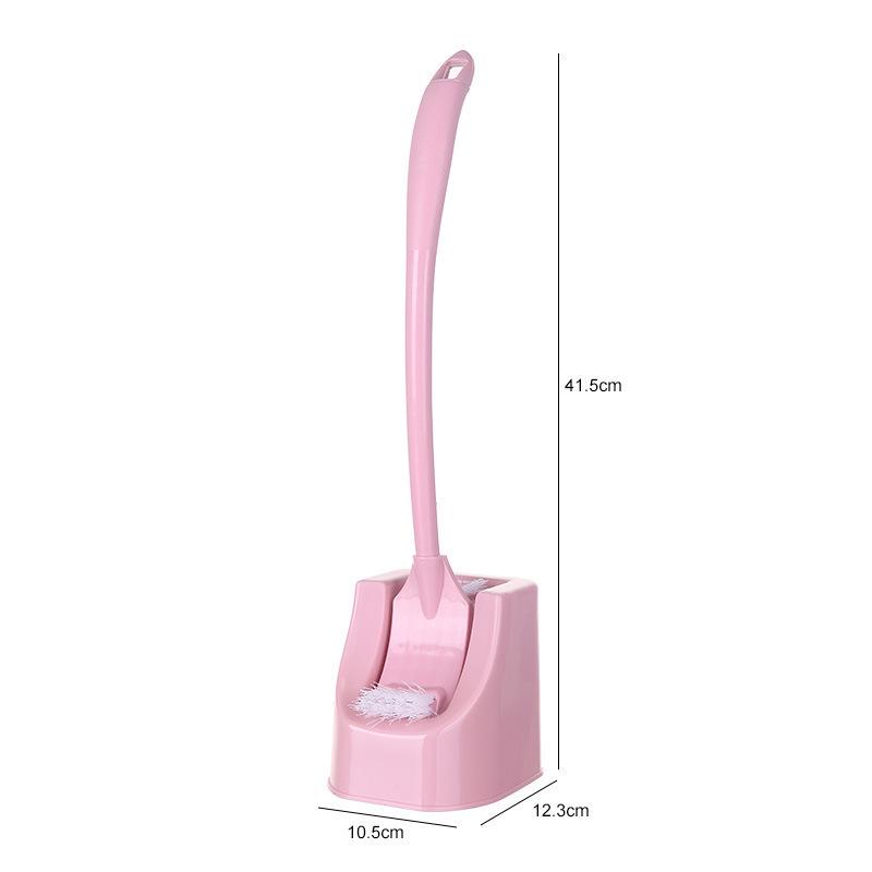 Brosse WC à long manche, rechargeable, accessoires de nettoyage de salle de bain, brosse WC double face, fournitures de nettoyage, brosse WC