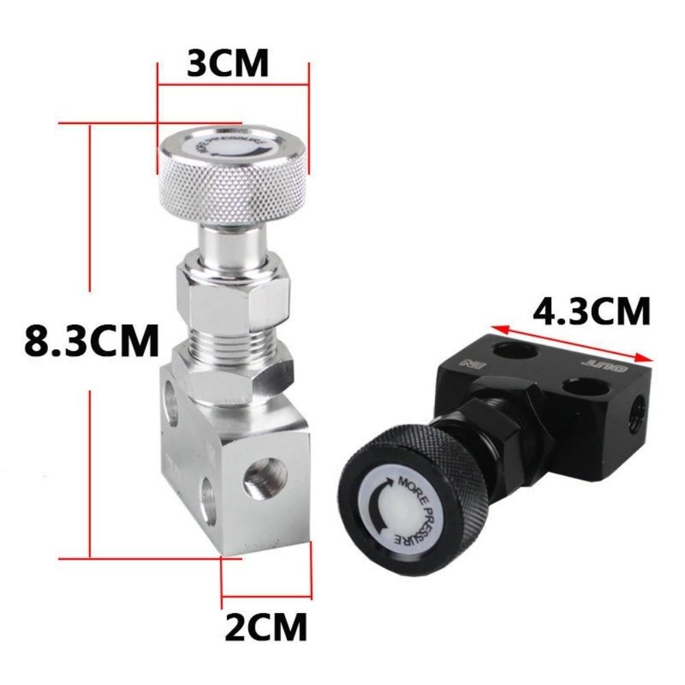 Knob Style Brake Proportioning Valve 1/8 NPT Disc Drum Brake Valve  For Disc Drum Brakes