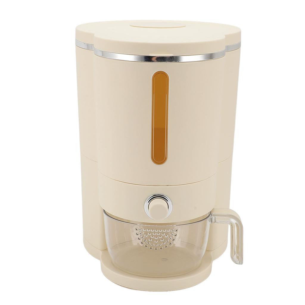 Rice Dispenser Press Out Food Grade Plastic Sealed Airtight Storage Container Househod Kitchen Supplies