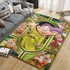 1pc Disney Cartoon Characters Pattern Carpet Area Rug Non-slip Carpet Hand Washable Floor Mat Suitable For Living Room Bedroom Home Decor