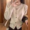 New ArriVals Open Run Women Cute Loose Fit Embroidered Round Neck Long SleeVe V