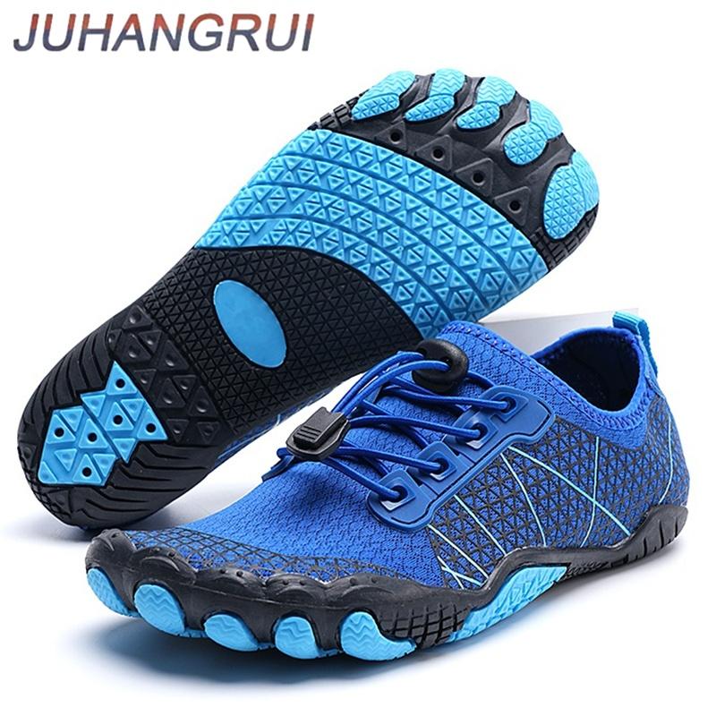 Schnelltrocknende Wasserschuhe Damen Herren Barfuß Wasserschuhe Rutschfest Outdoor Strandschuhe Oberwasser Wat Schuhe Schwimmschuhe Sneaker Unisex