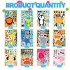 6/12sheets Mixed Cute Animals Cartoon Puzzle Stickers Funny Make a Face Party Game Assemble Jigsaw Decals Toys Gifts