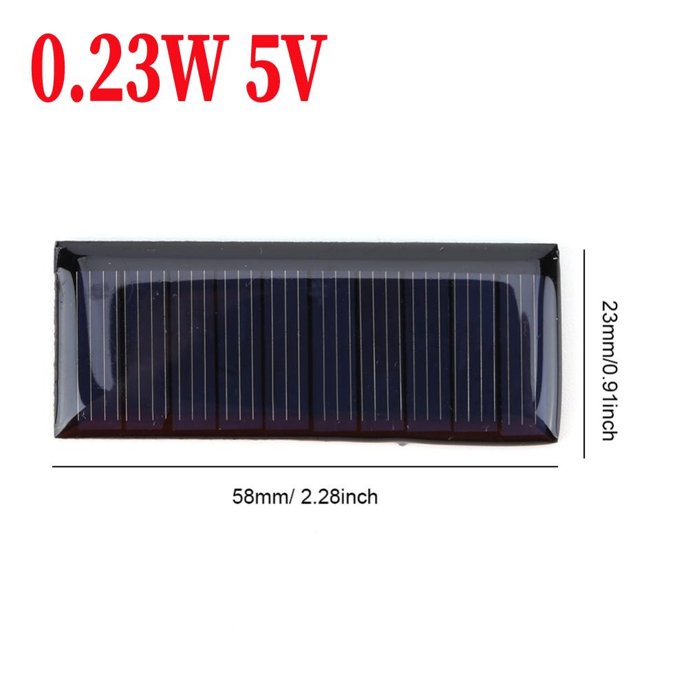 Solar Panel Outdoor 3W/2W/1.5W 5V DIY Solar Cells System for Low-power Electrical Appliances Light Moblie Phone Battery