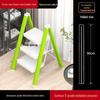 Lightweight Multifunctional Festive Red Three-Step Folding Ladder with High-Grade Anti-Slip Steps for Home Storage.