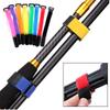 10/20CS Fishing Rod Tie Holder Strap Suspenders Fastener Hook Loop Ties Fishing Rods Strapping Outdoor Fishing Gadget